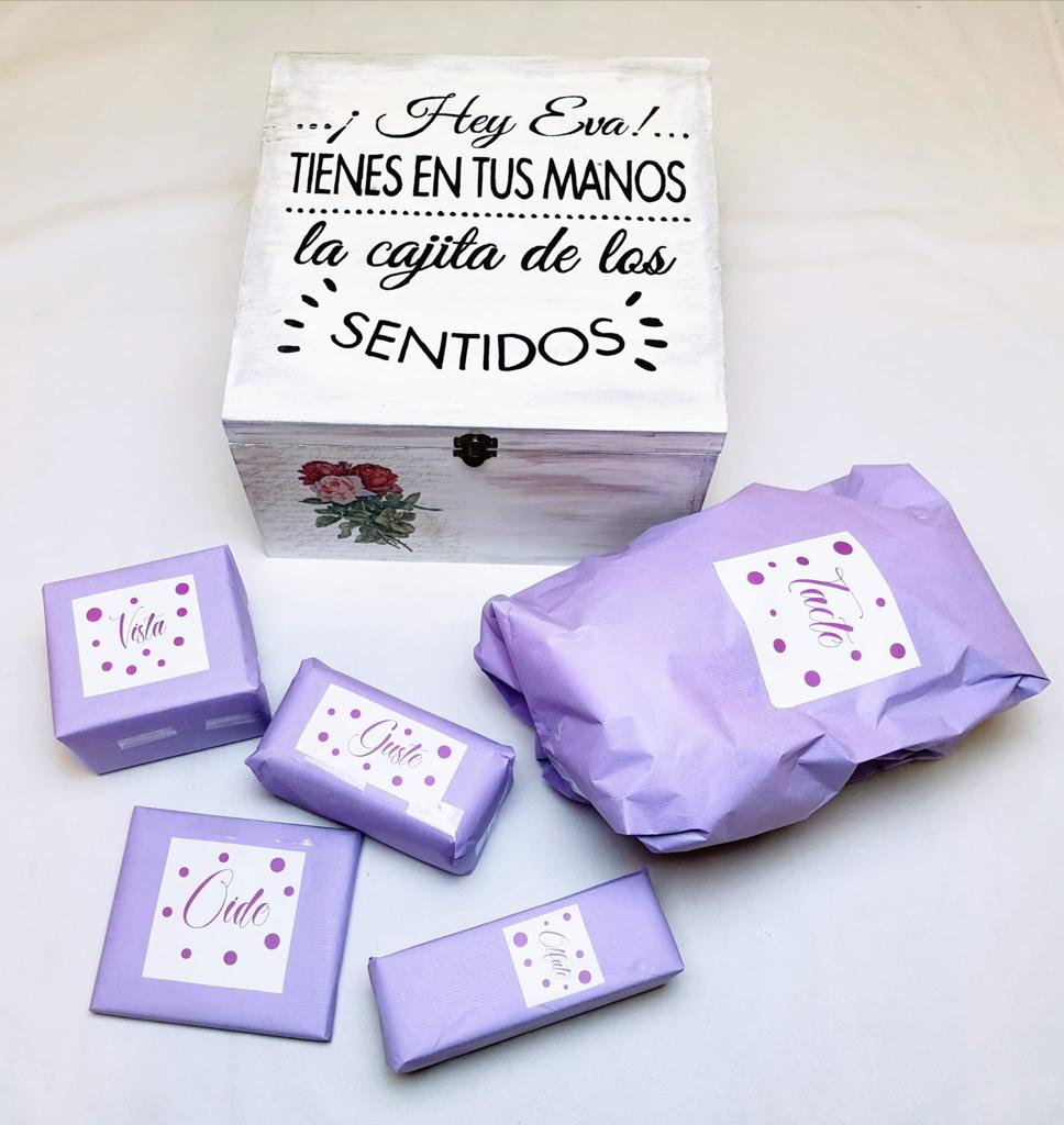 Caja madera 5 sentidos - Imagen 5