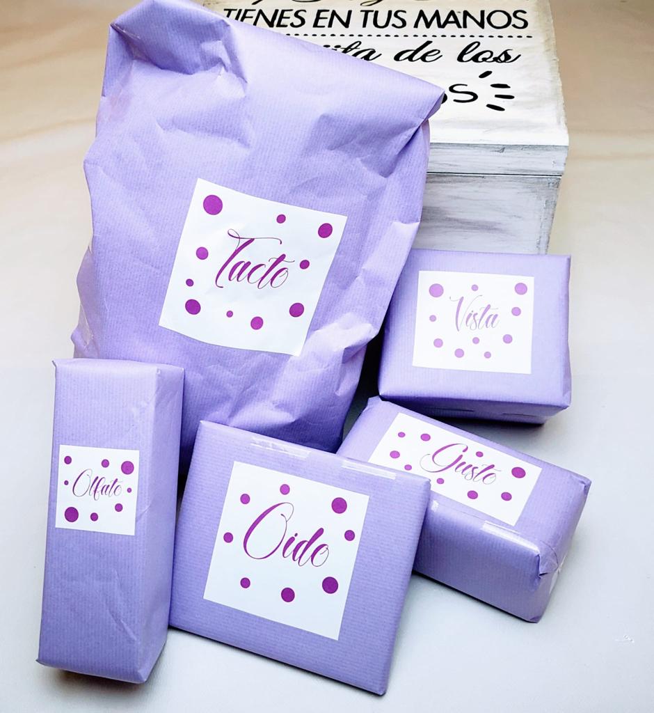 Caja madera 5 sentidos - Imagen 6