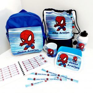 Conjunto vuelta al cole spiderman