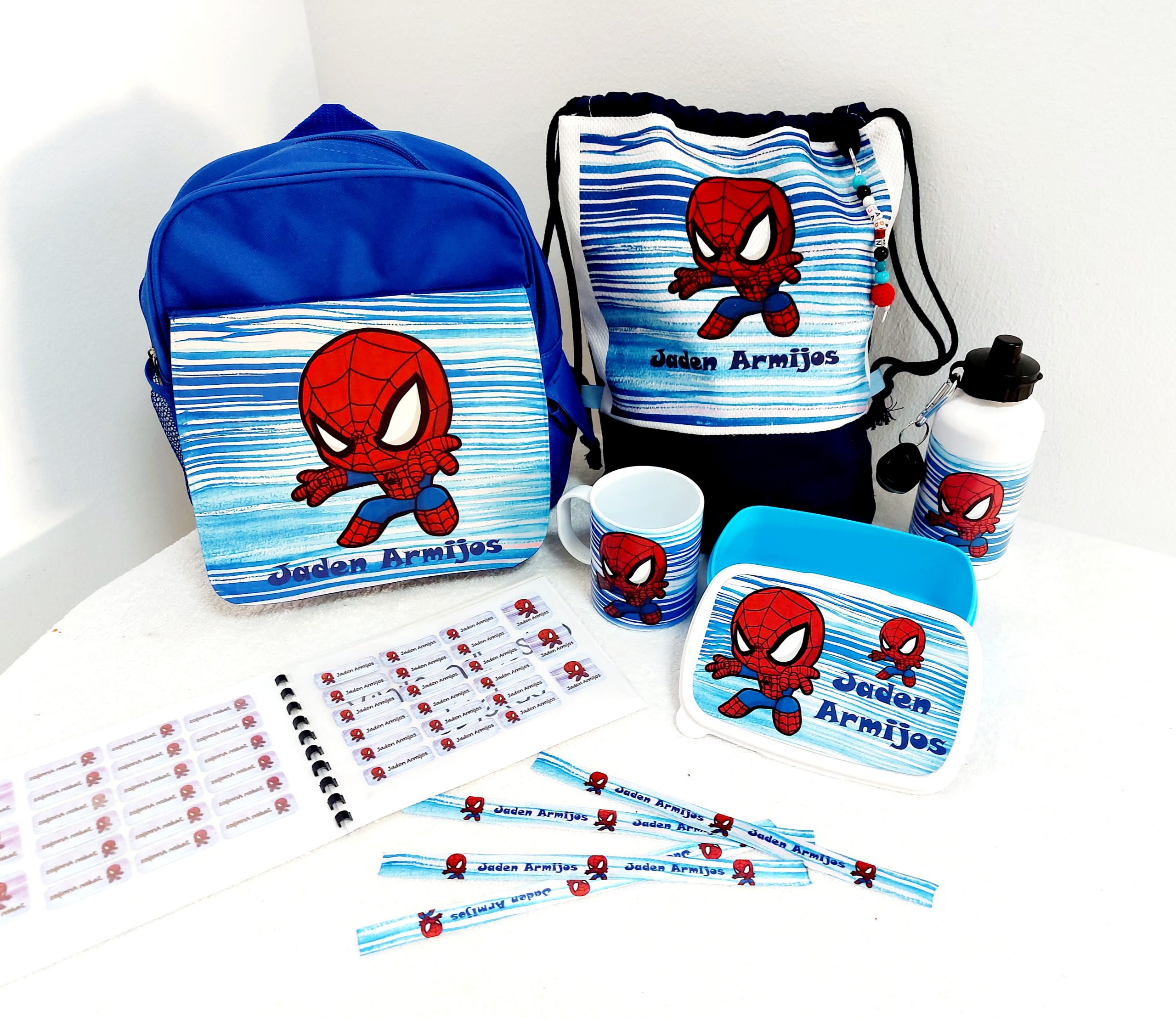 Conjunto vuelta al cole spiderman