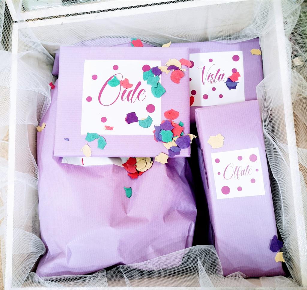 Caja madera 5 sentidos - Imagen 3