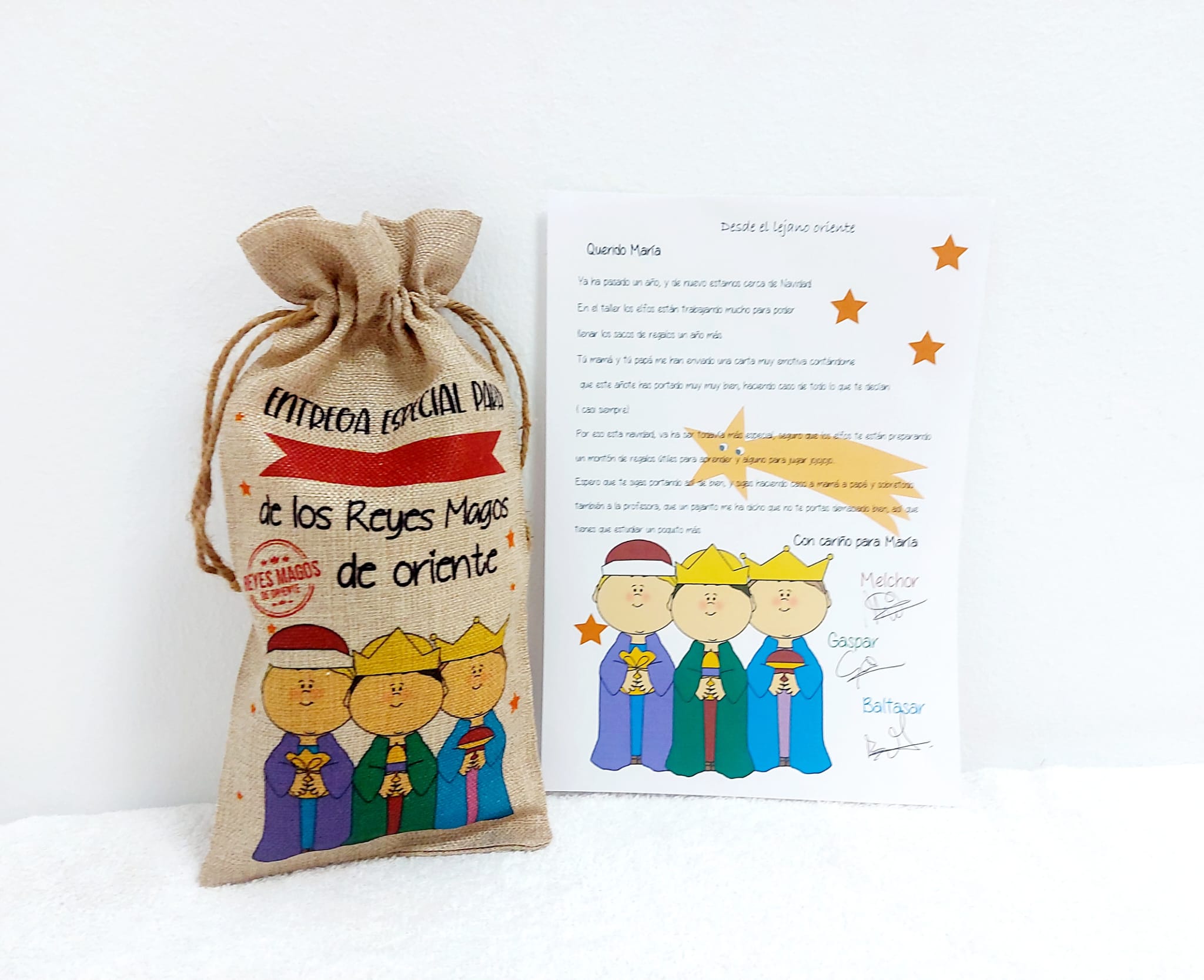 Carta Reyes Magos en bolsa mod. 1
