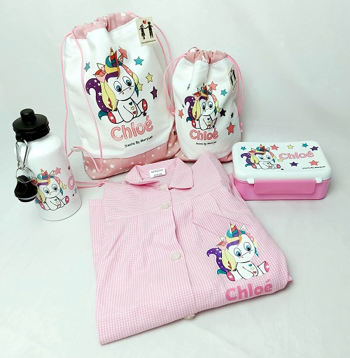 pack cole unicornio arcoiris
