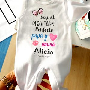 Pelele pijama soy el resultado perfecto