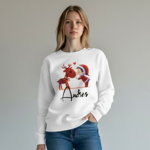 sudadera reno niño