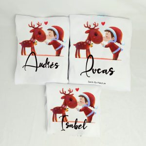Sudadera reno y papá noel bebé