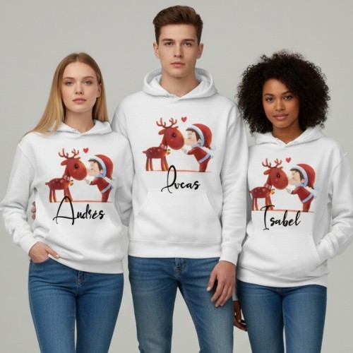 sudaderas reno navidad