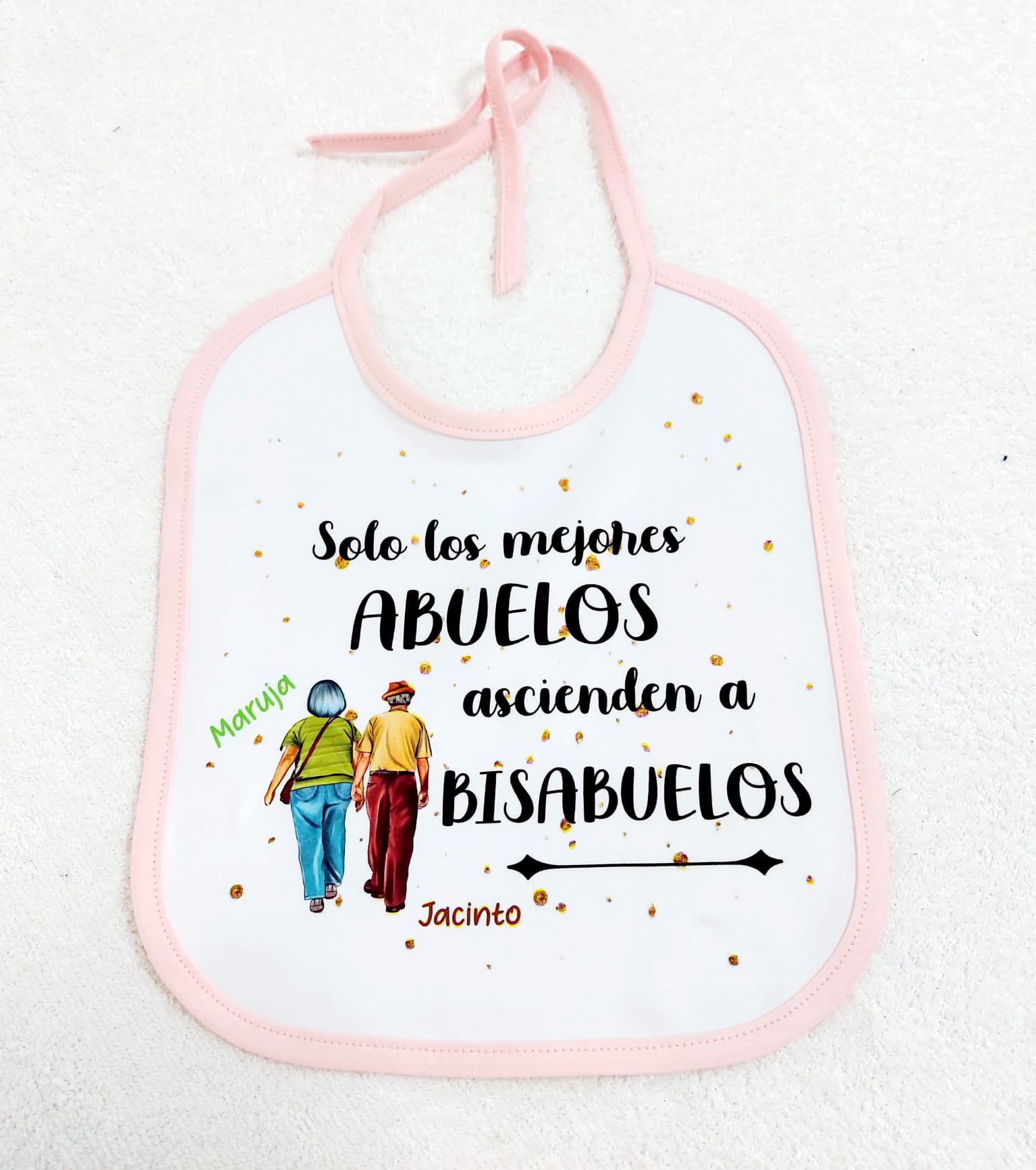 Babero los mejores abuelos