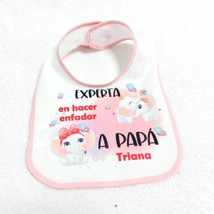Babero pongo loco a papá