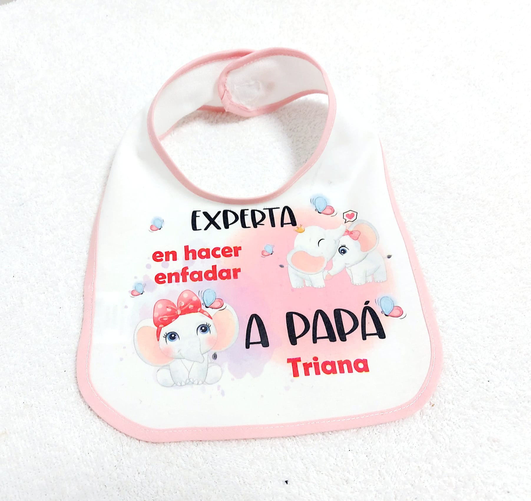 Babero pongo loco a papá