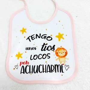 Babero locos por achucharme