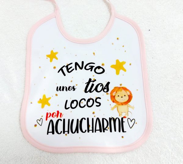Babero locos por achucharme