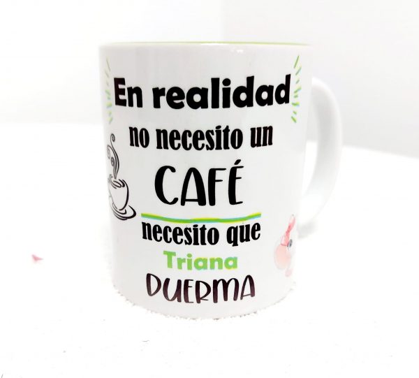 Taza papa necesita dormir