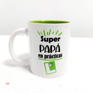 Taza papa en prácticas