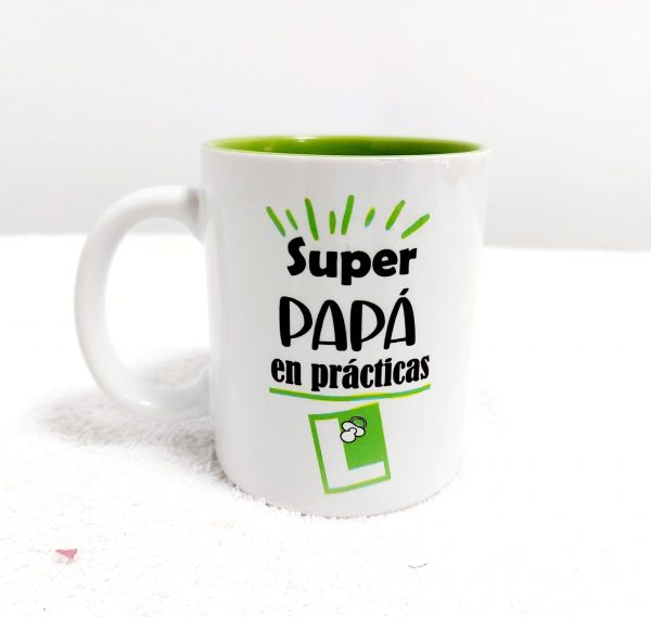 Taza papa en prácticas