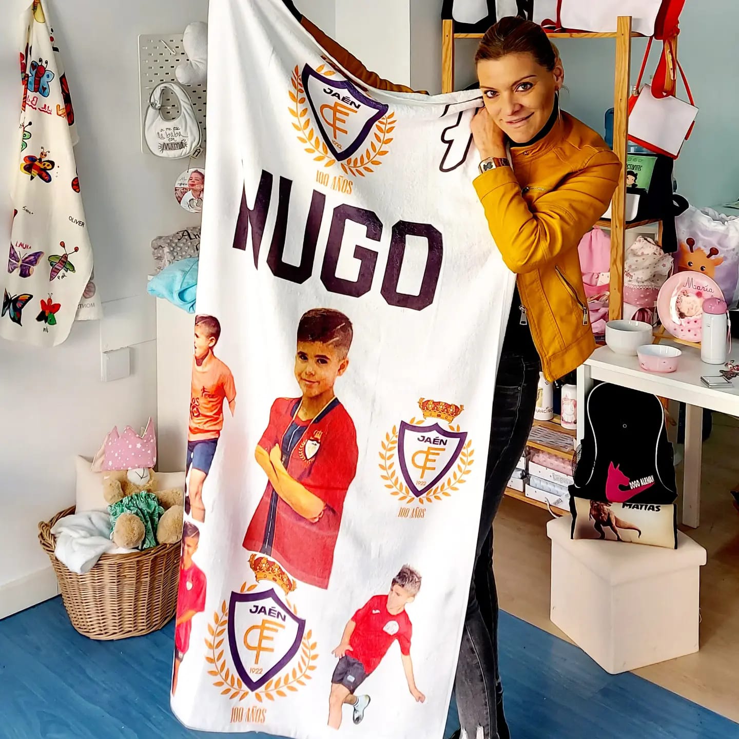 Toalla diseño futbol