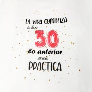 Camiseta la vida comienza