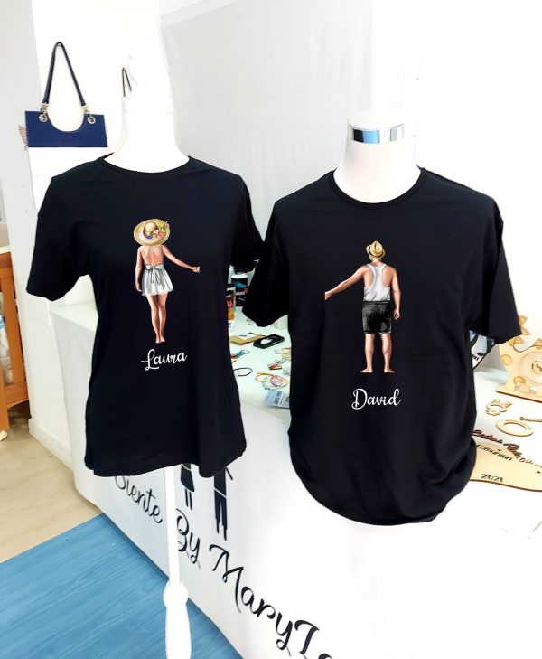 Conjunto 2 camisetas pareja