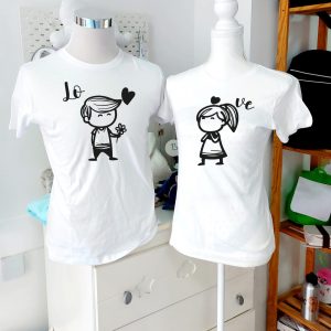 Conjunto 2 camisetas LOVE