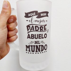 Jarra cerveza el  mejor abuelo