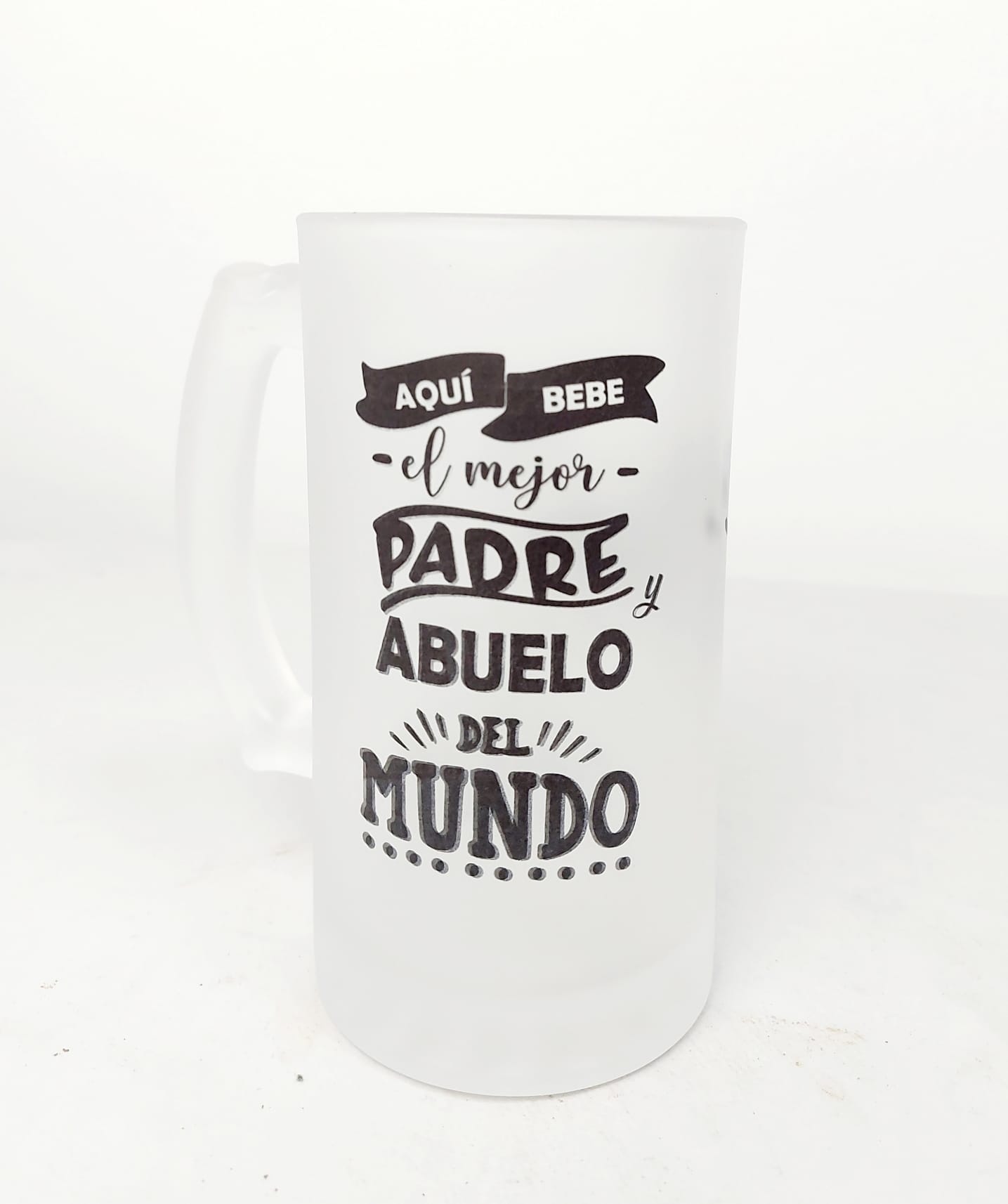 Jarra cerveza el  mejor abuelo - Imagen 2