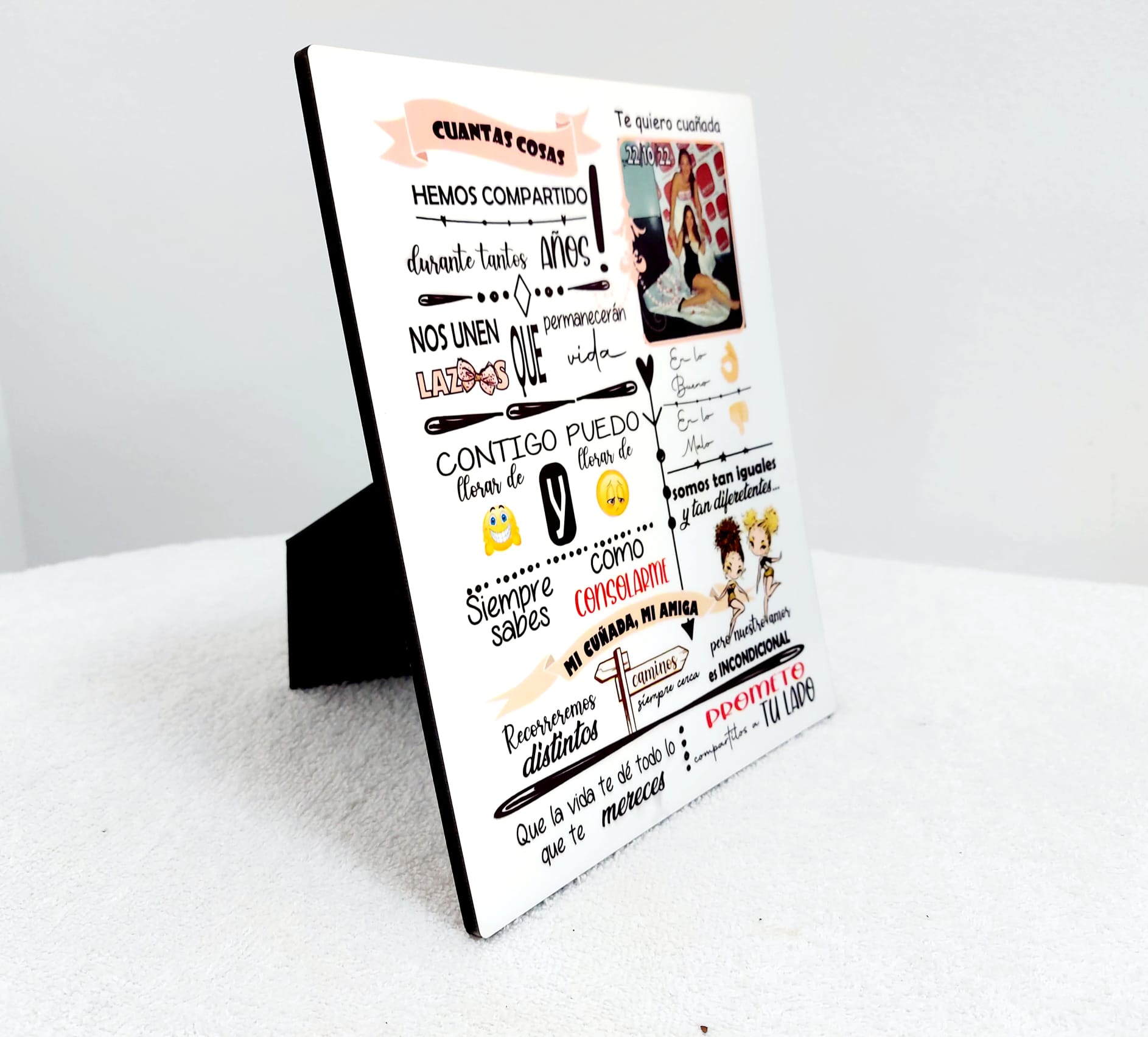 Portafotos madera Amiga - Imagen 2