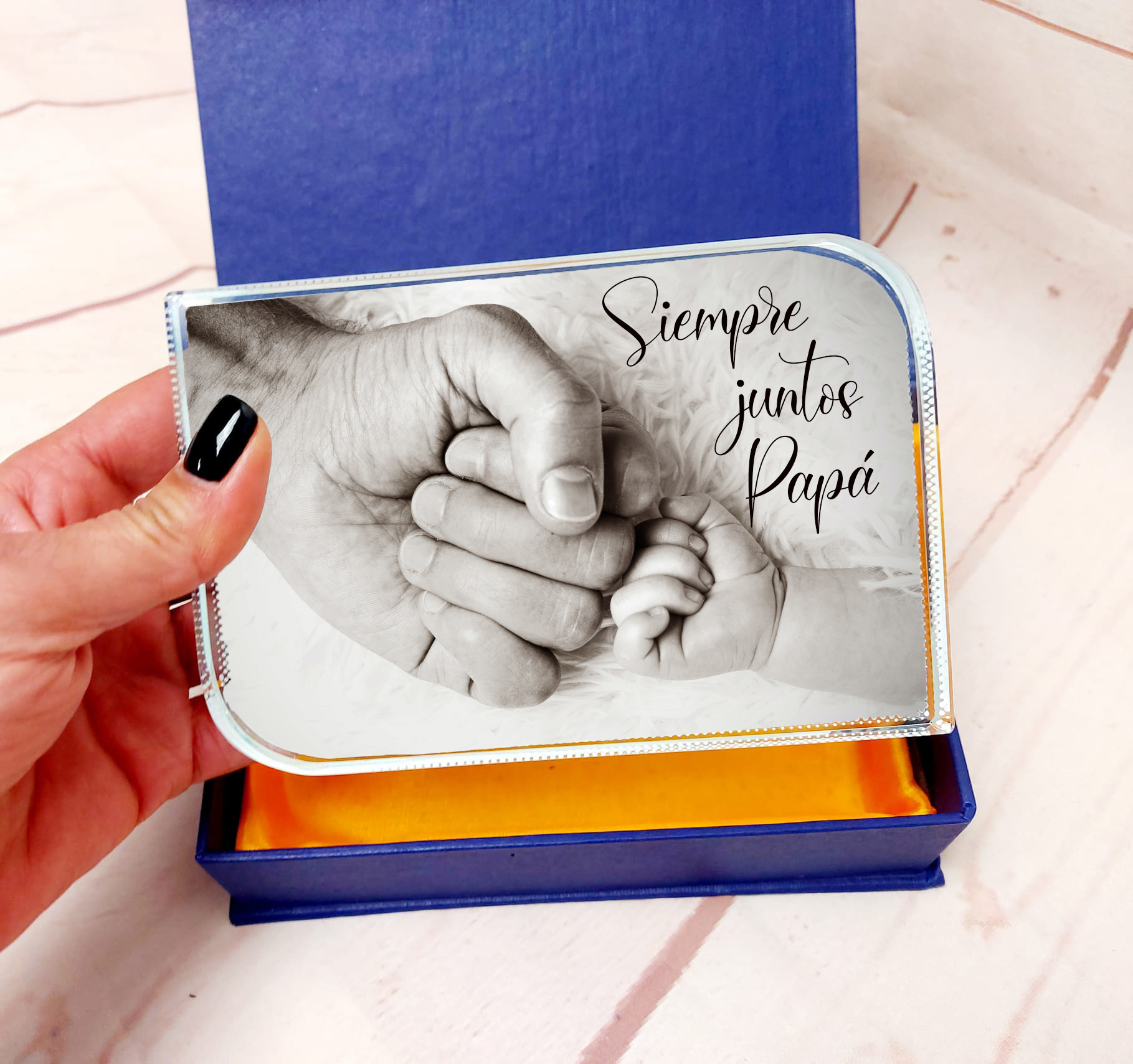 Portafotos Cristal personalizable