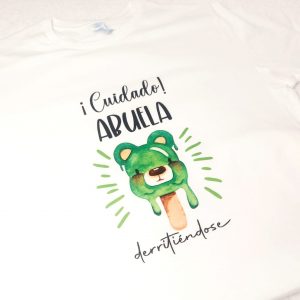 Camiseta abuela derritiéndose