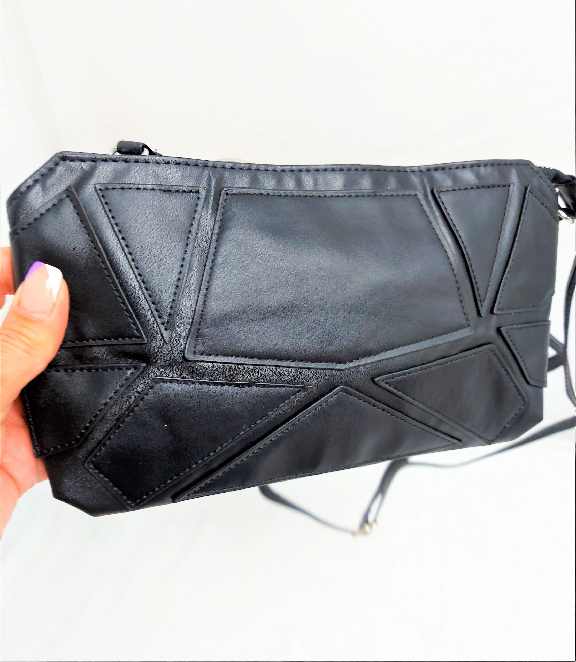 Bolso mano triangulos - Imagen 2