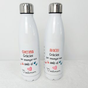 Botella grácias por enseñarnos