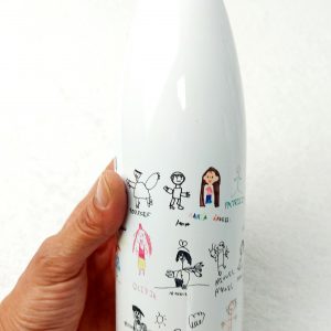 Botella dibujos alumnos