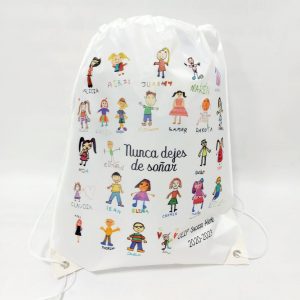 Mochilas dibujos alumnos (20 unid)