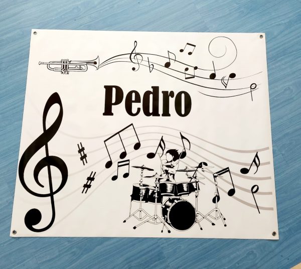 Lona música 1,5 x 1,5 m - Imagen 2