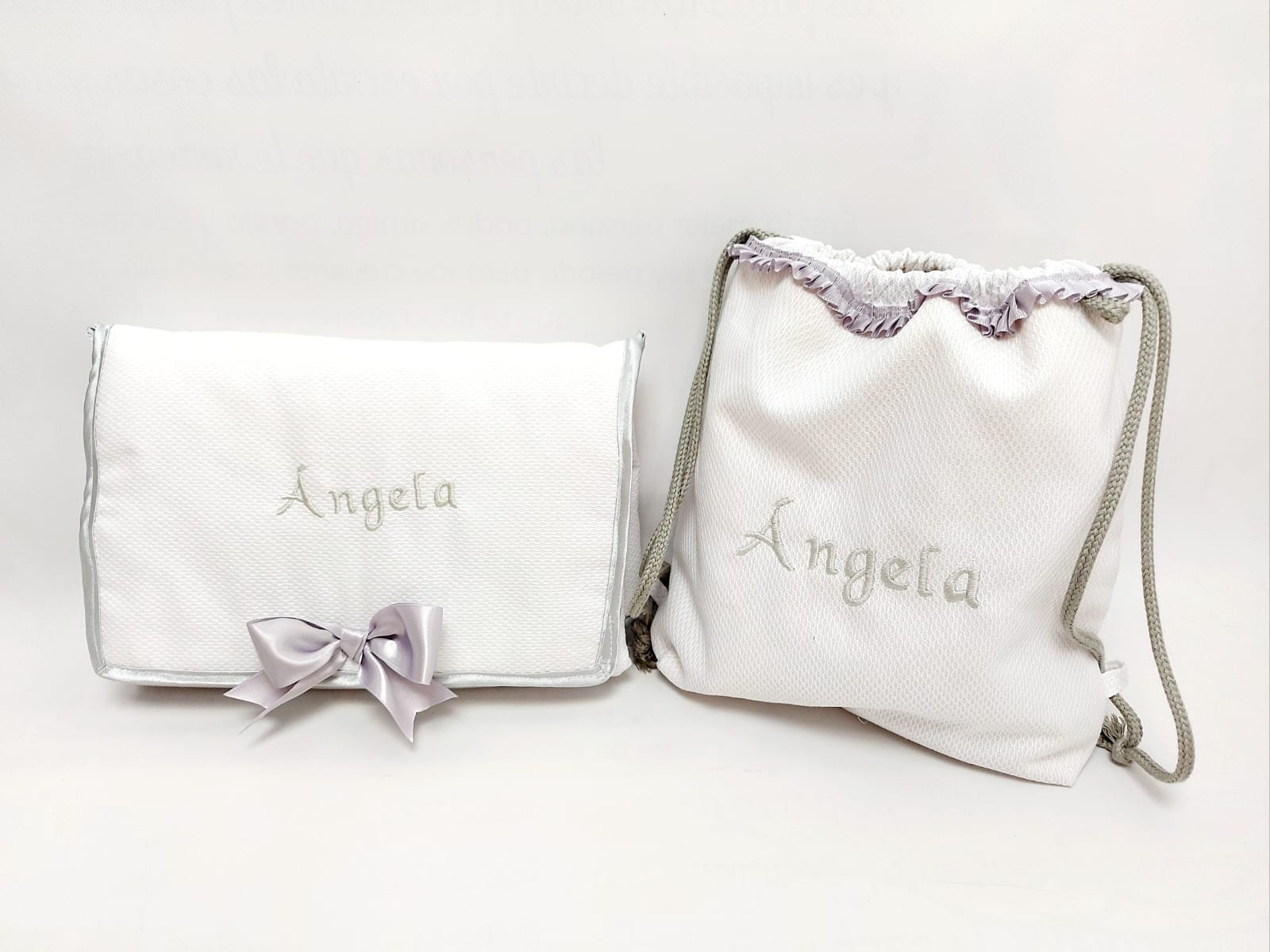 Conjunto blanco y plata especial - Imagen 4