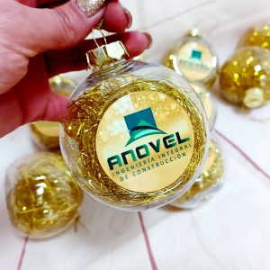 Bola navidad dorada