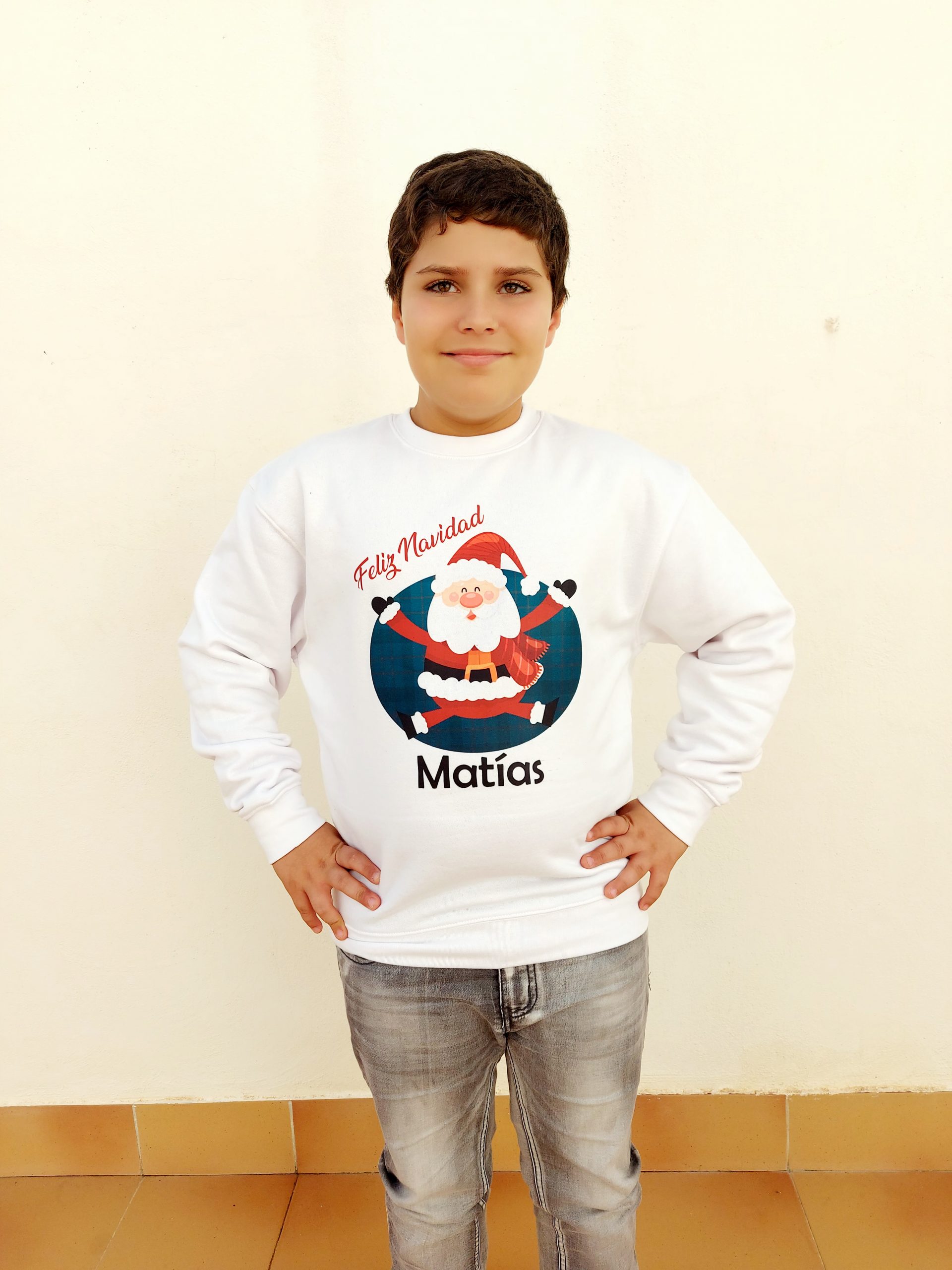 Sudadera Papá noel, niñ@