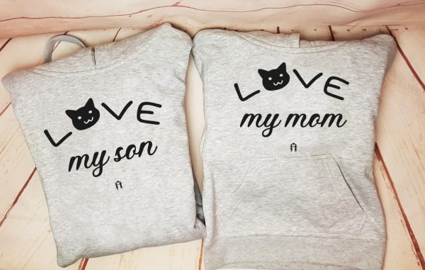 Sudadera gato love hij@