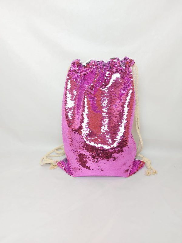 Mochila lentejuelas lila - Imagen 2