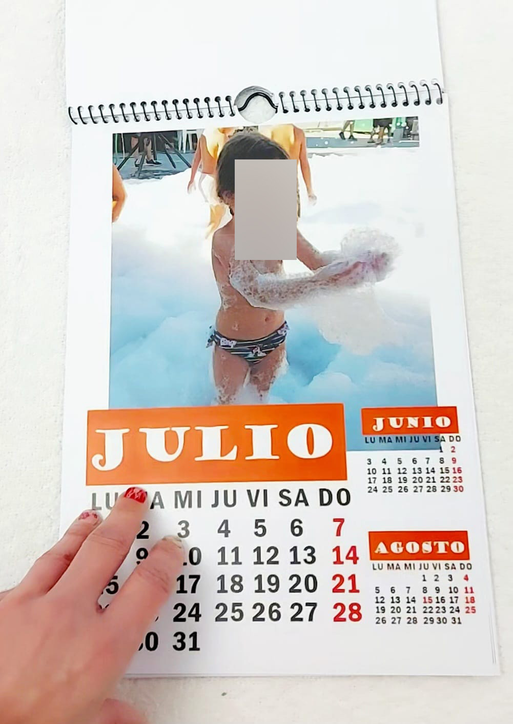 Calendario colgar anillas - Imagen 6
