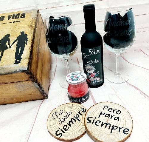 pack caja san valentín