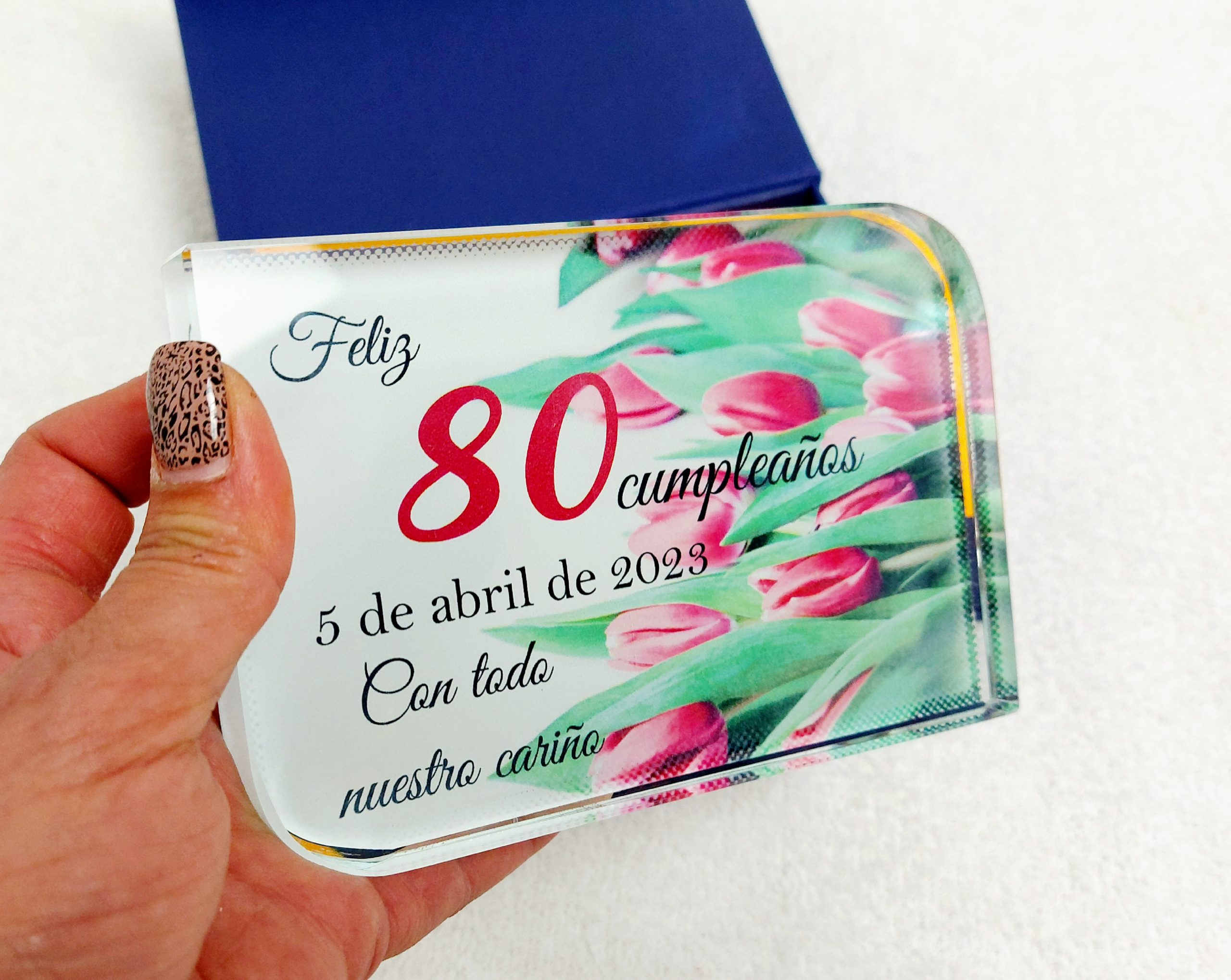 Portafotos Cristal 80 años - Imagen 5
