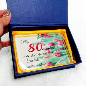 Portafotos Cristal 80 años