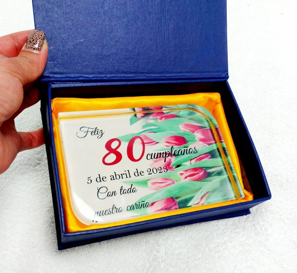 Portafotos Cristal 80 años