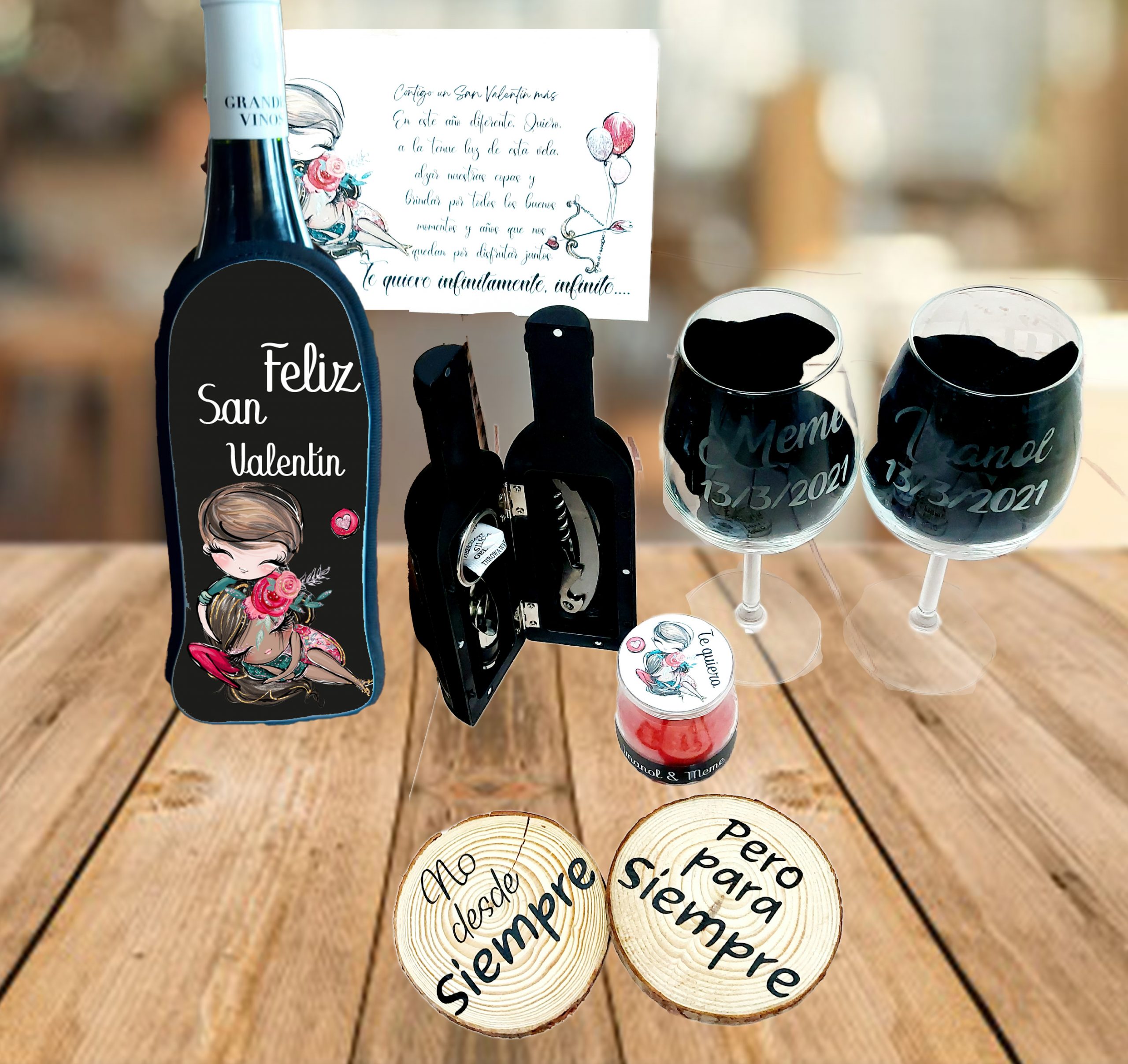 Pack copas enamorados