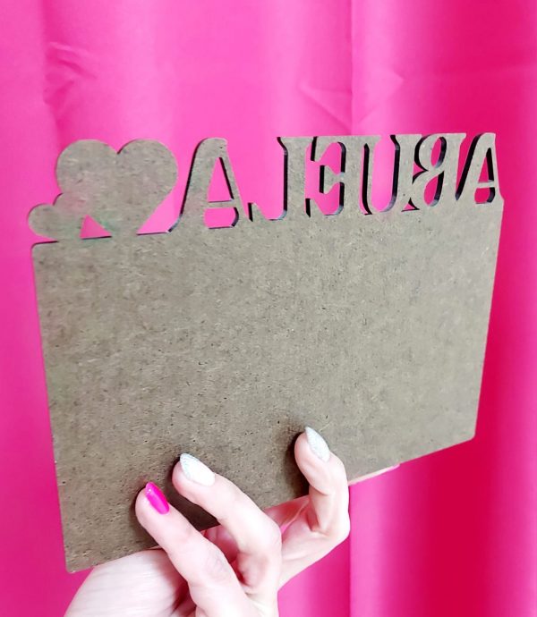Porta fotos madera Abuela - Imagen 4