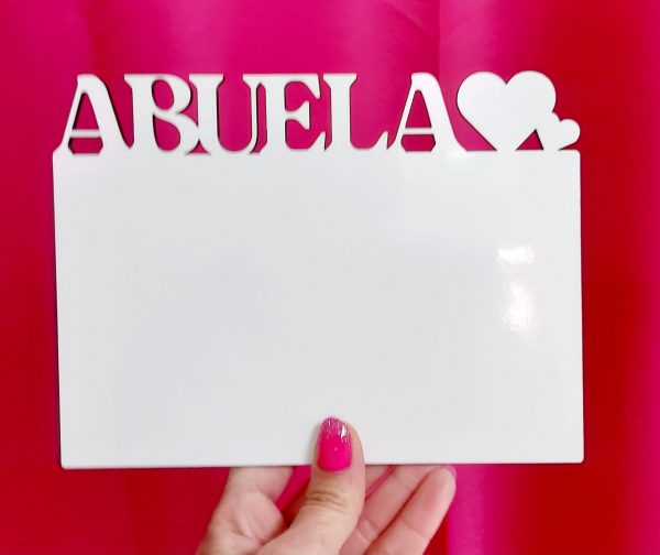 Porta fotos madera Abuela