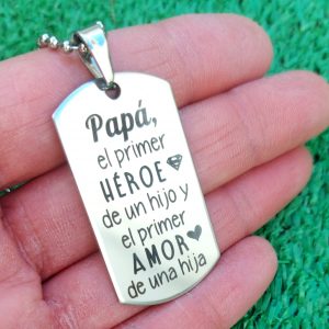Colgante militar papá el primer héroe de un hijo ....