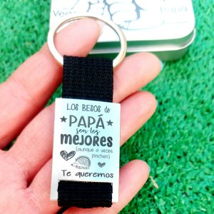Llavero los besos de papá