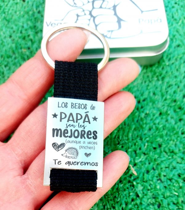 Llavero los besos de papá