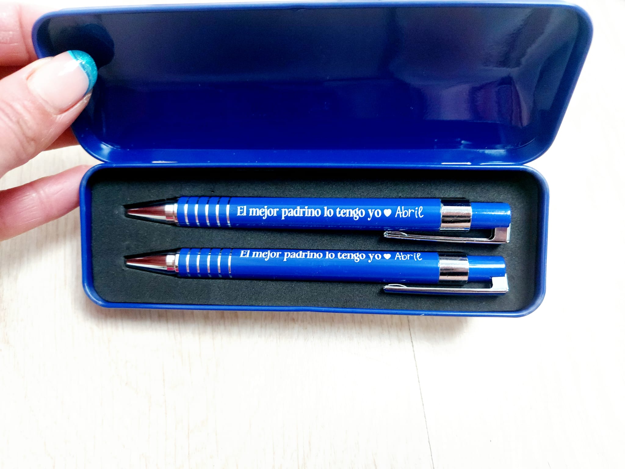 Set grabado. El mejor padrino lo tengo yo. - Imagen 3